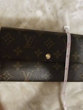 Louis Vuitton Monogram Continental Wallet - Dark Brown with Gold Hardware